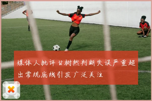媒体人批评甘树然判断失误严重超出常规底线引发广泛关注